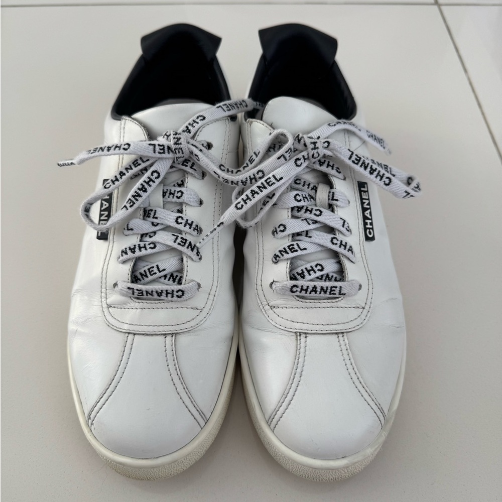 Chanel White Sneakers